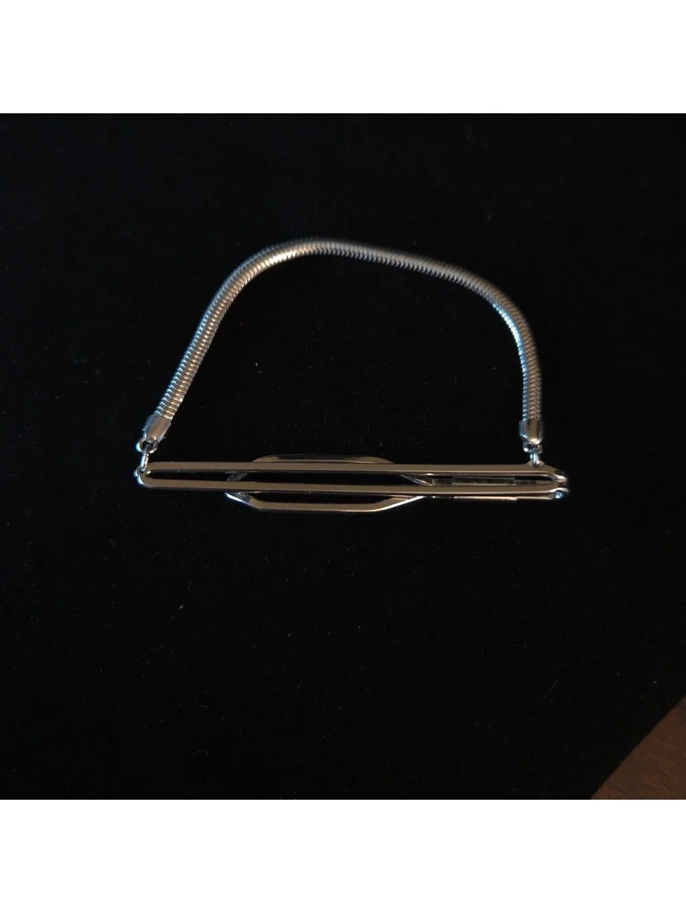 Vintage A&Z Sterling Silver Tie Chain Connector